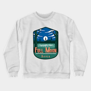 Full Moon Dipper Swimming Crewneck Sweatshirt